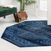 Savannah Elegance Collection Area Rug -  Tybee Octagon Blue  lifestyle 131