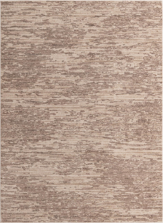 Serenity Sands Collection Area Rug - Dunescape Rectangle Brown Main