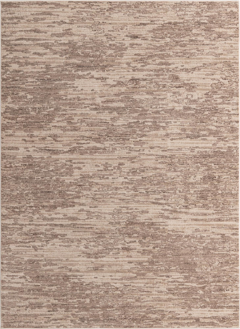 Serenity Sands Collection Area Rug - Dunescape Rectangle Brown Main