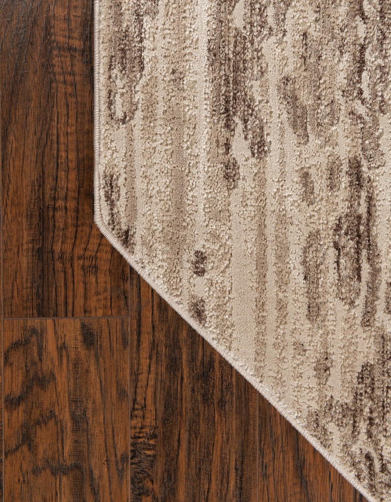 Serenity Sands Collection Area Rug - Dunescape Octagon Brown  lifestyle 104