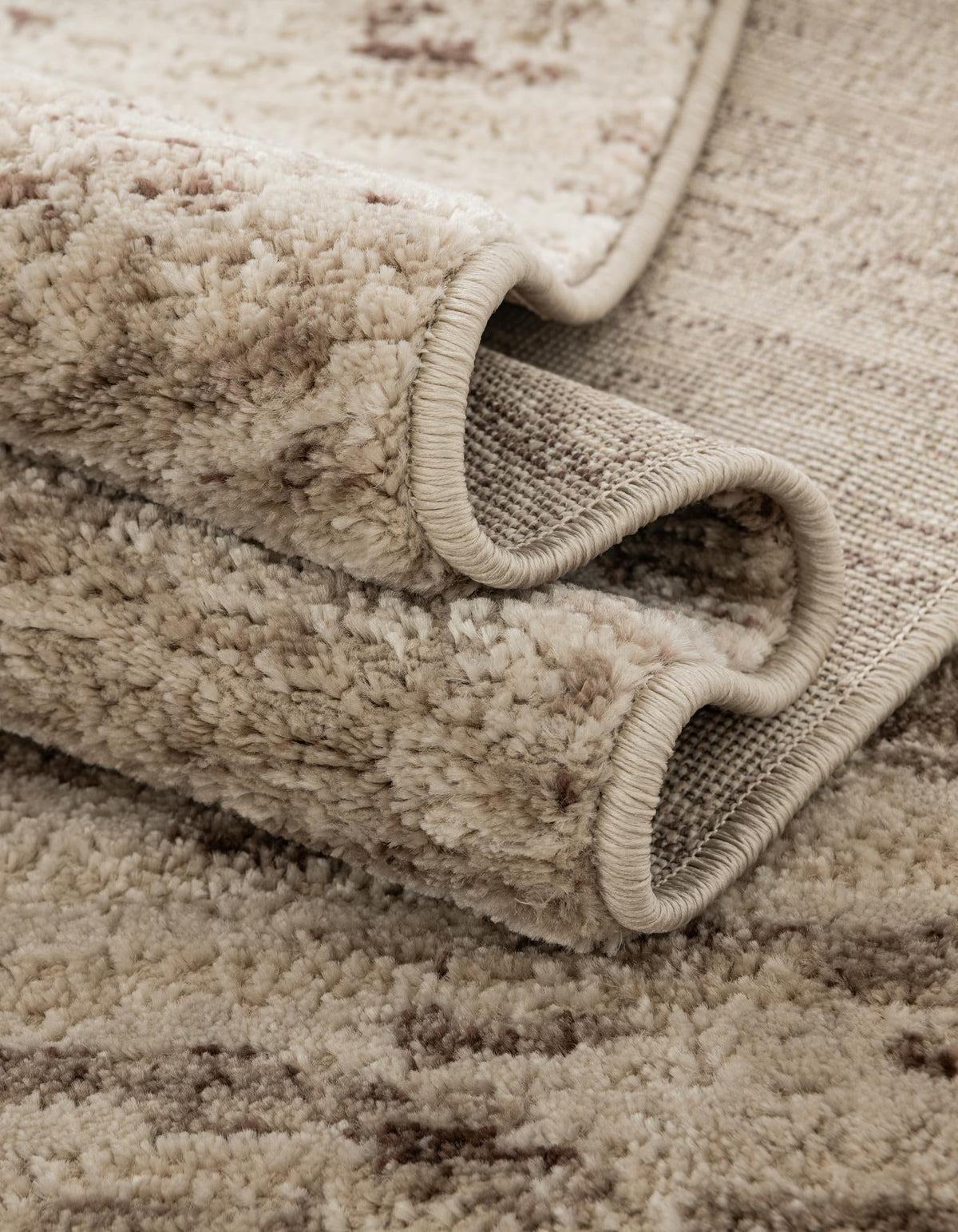 Serenity Sands Collection Area Rug - Dunescape Rectangle Brown  lifestyle 36