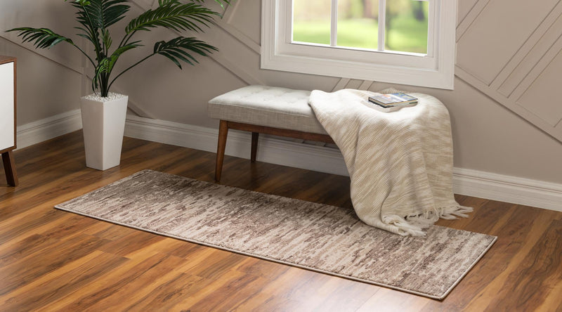 Serenity Sands Collection Area Rug - Dunescape Runner Brown  lifestyle 65