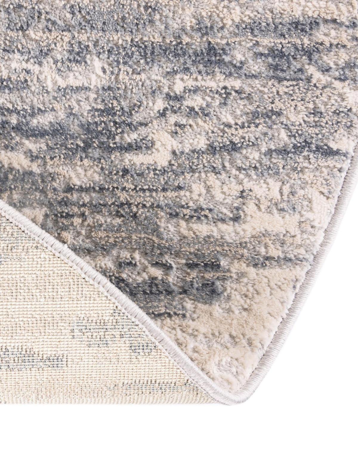 Serenity Sands Collection Area Rug - Dunescape Oval Gray  lifestyle 119