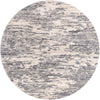 Serenity Sands Collection Area Rug - Dunescape Round Gray  lifestyle 76