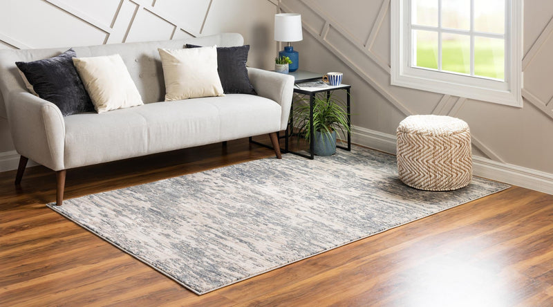 Serenity Sands Collection Area Rug - Dunescape Rectangle Gray  lifestyle 8