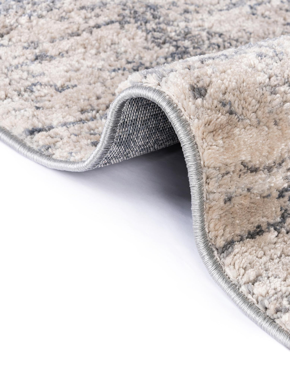 Serenity Sands Collection Area Rug - Dunescape Rectangle Gray  lifestyle 28