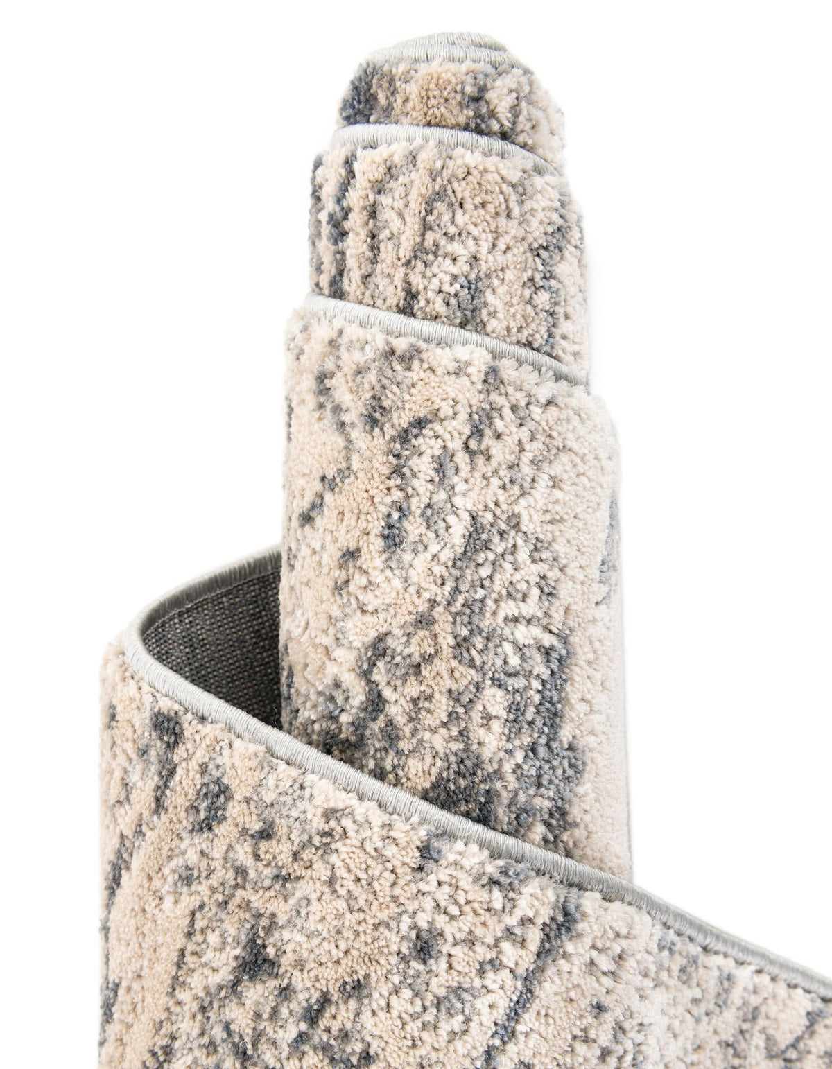 Serenity Sands Collection Area Rug - Dunescape Rectangle Gray  lifestyle 31