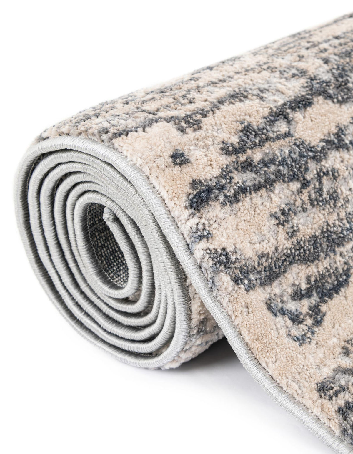 Serenity Sands Collection Area Rug - Dunescape Rectangle Gray  lifestyle 34