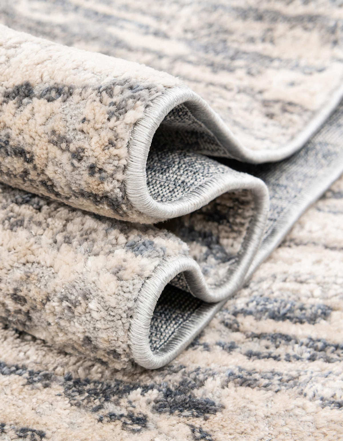 Serenity Sands Collection Area Rug - Dunescape Rectangle Gray  lifestyle 37