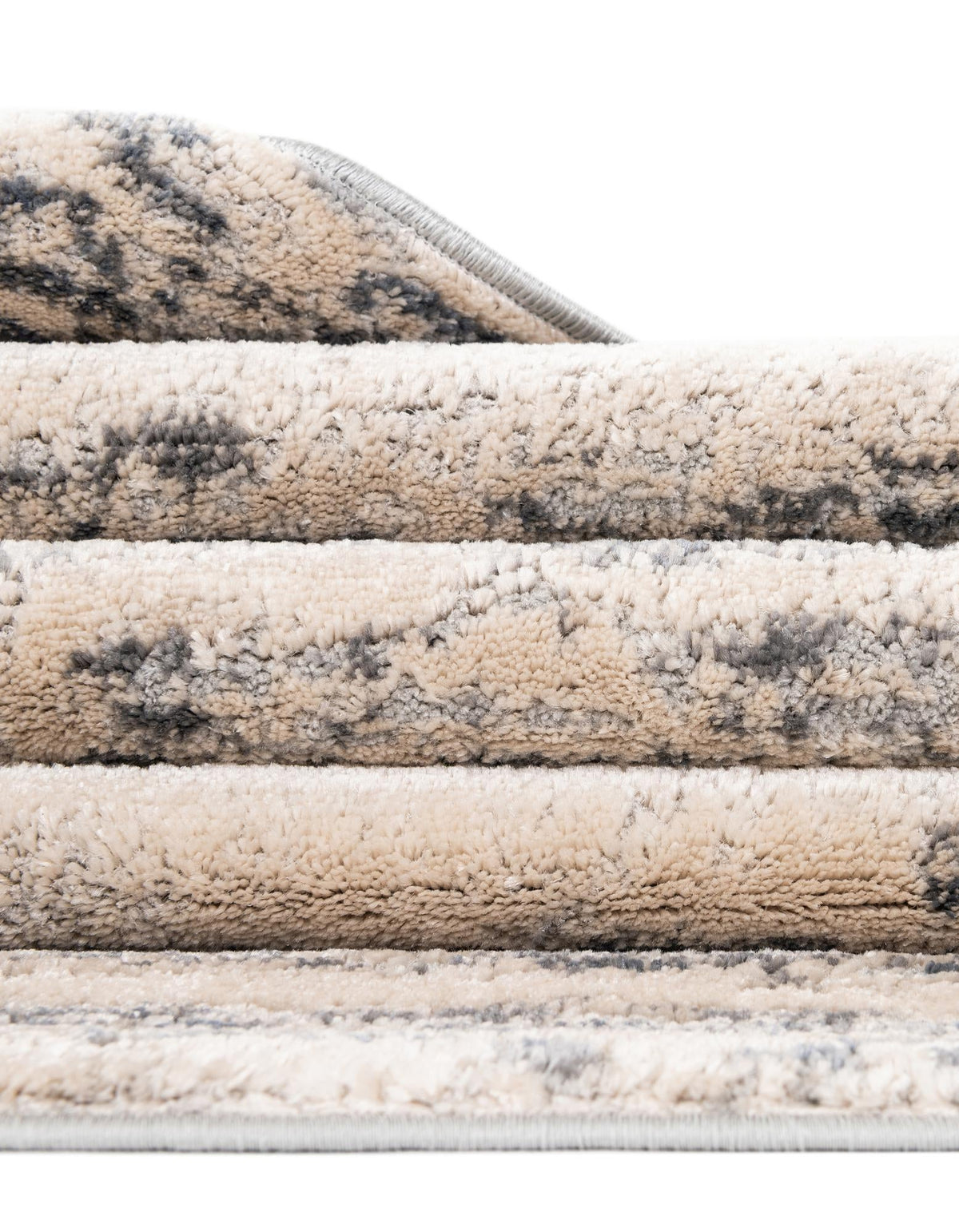 Serenity Sands Collection Area Rug - Dunescape Rectangle Gray  lifestyle 40