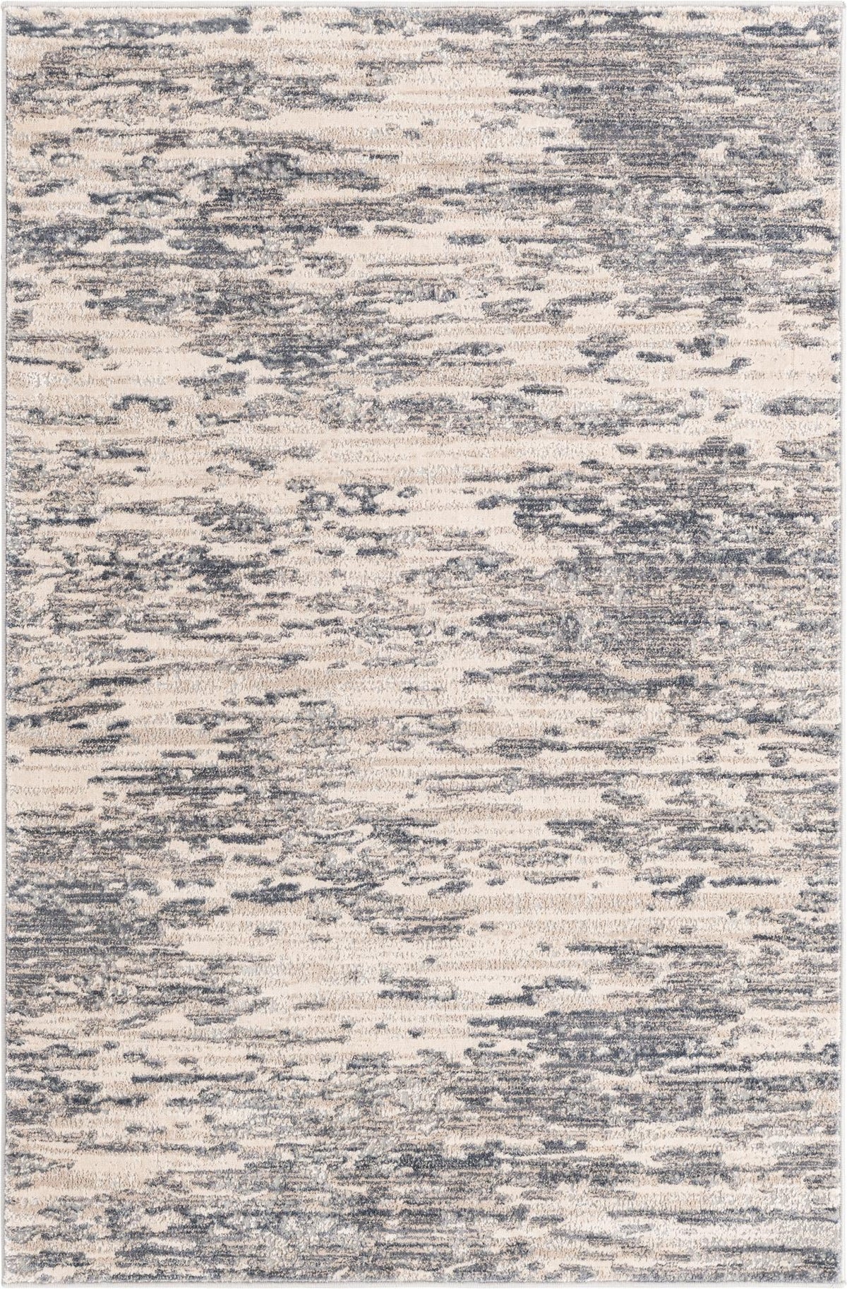 Serenity Sands Collection Area Rug - Dunescape Rectangle Gray  lifestyle 2