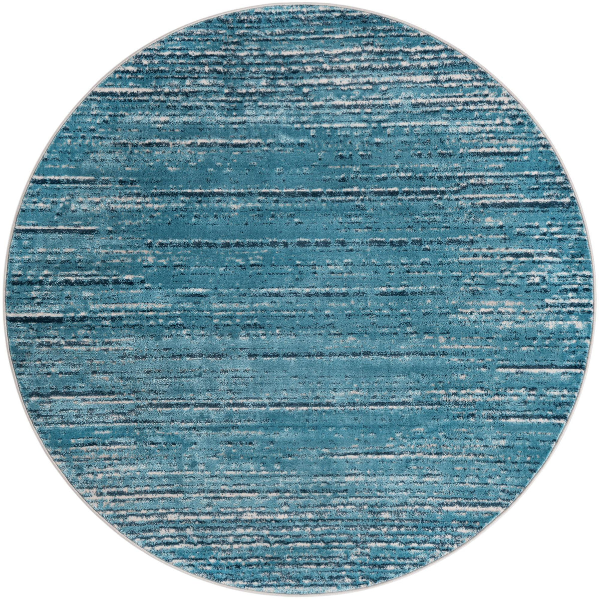 Serenity Sands Collection Area Rug -  Tranquilbay Round Blue  lifestyle 42