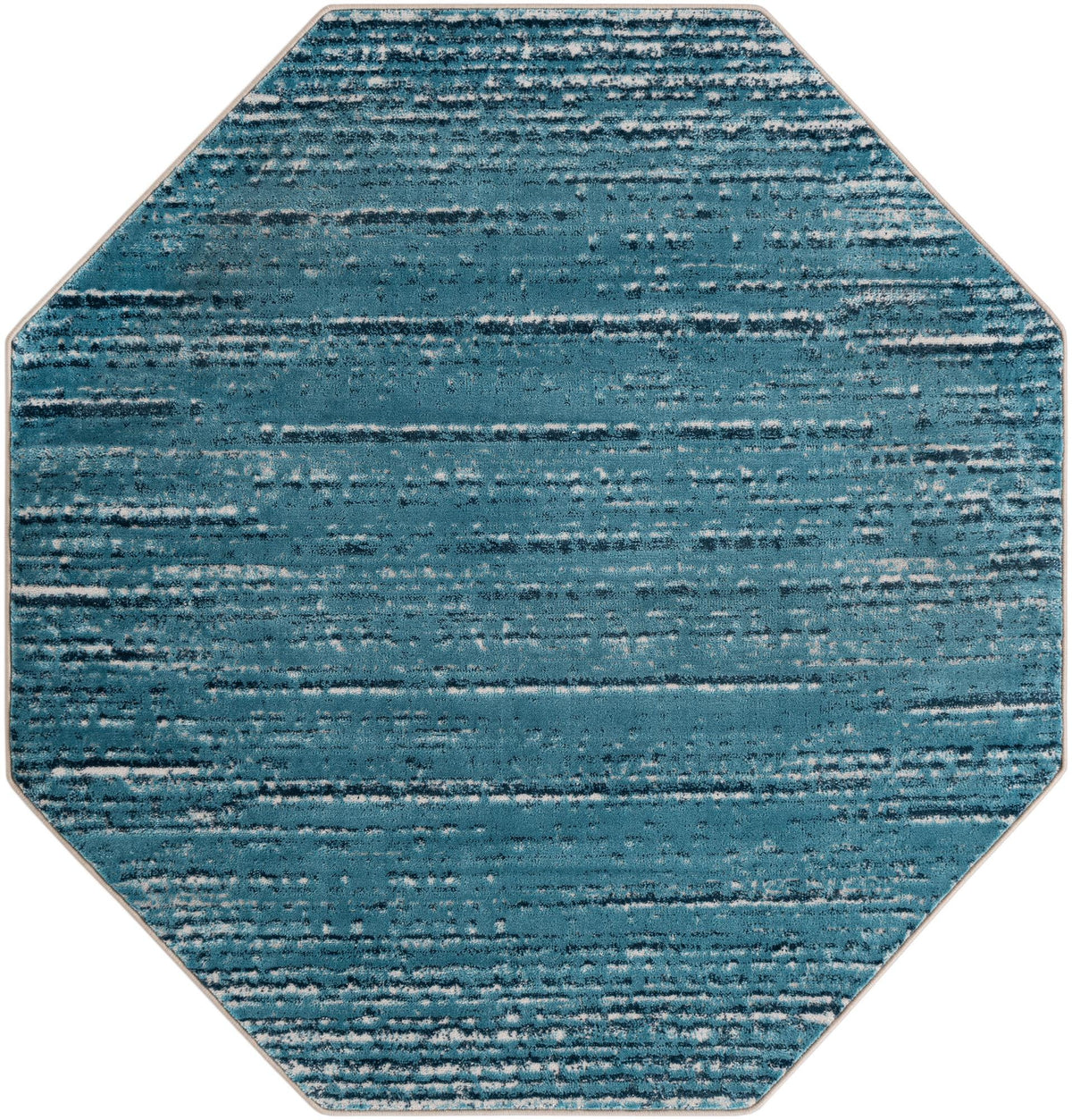 Serenity Sands Collection Area Rug -  Tranquilbay Octagon Blue  lifestyle 37