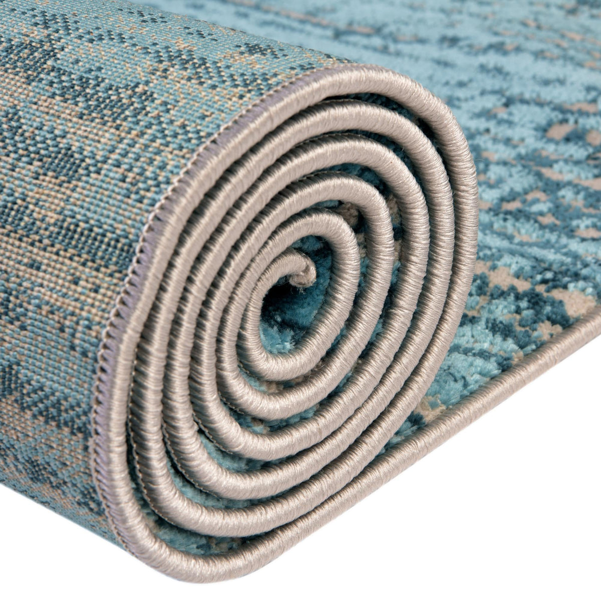 Serenity Sands Collection Area Rug -  Tranquilbay Oval Blue  lifestyle 110