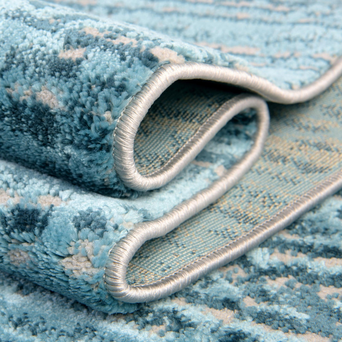 Serenity Sands Collection Area Rug -  Tranquilbay Oval Blue  lifestyle 116