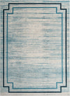 Serenity Sands Collection Area Rug -  Hushhaven Rectangle Blue  lifestyle 3