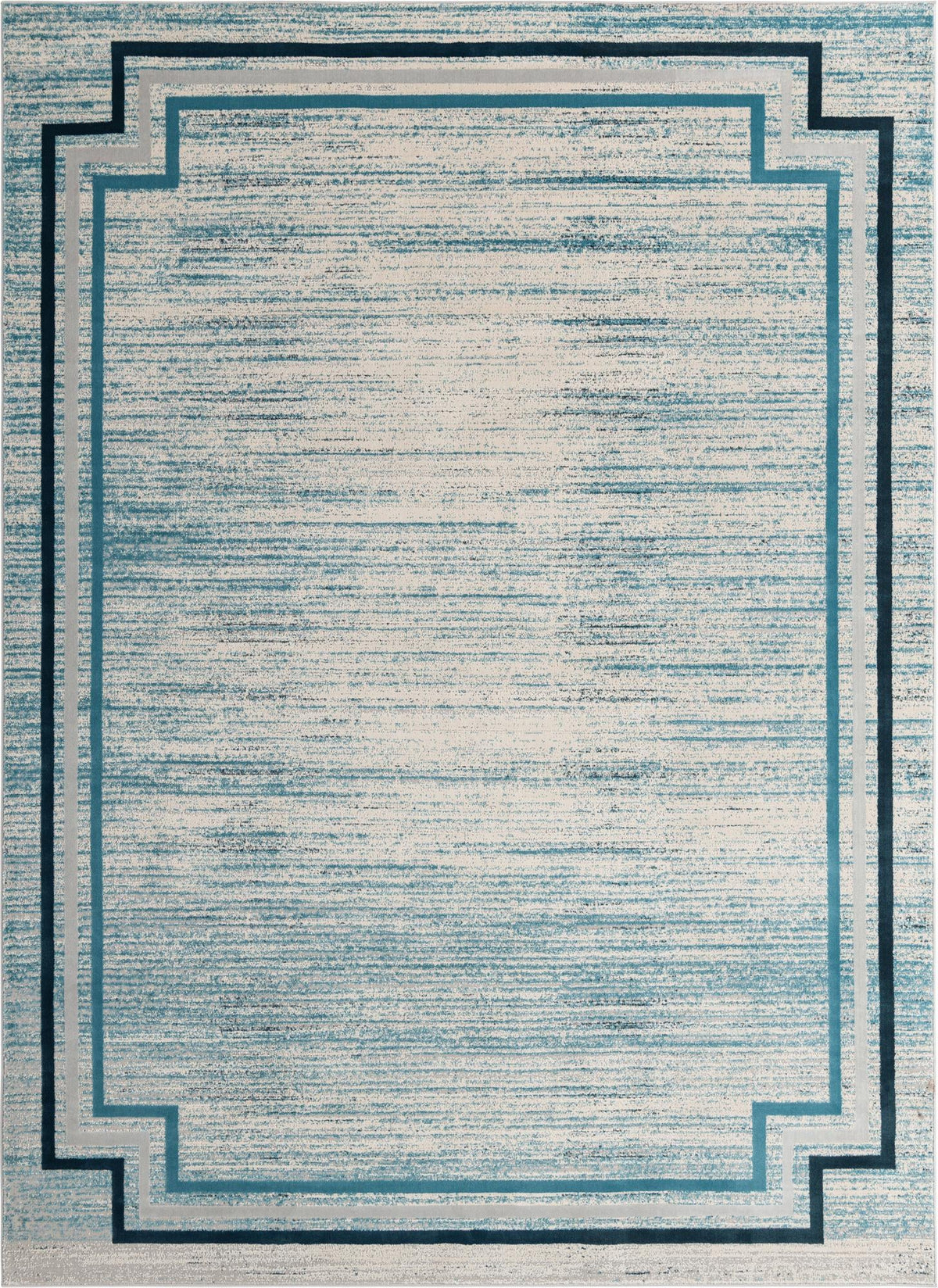 Serenity Sands Collection Area Rug -  Hushhaven Rectangle Blue  lifestyle 3