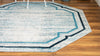 Serenity Sands Collection Area Rug -  Hushhaven Octagon Blue  lifestyle 62