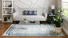 Serenity Sands Collection Area Rug -  Hushhaven Rectangle Blue  lifestyle 11