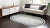 Serenity Sands Collection Area Rug -  Hushhaven Oval Blue  lifestyle 61