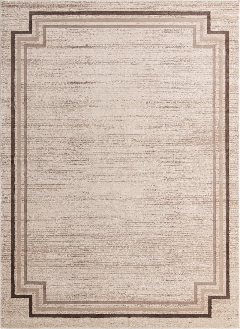 Serenity Sands Collection Area Rug -  Hushhaven Rectangle Brown Main