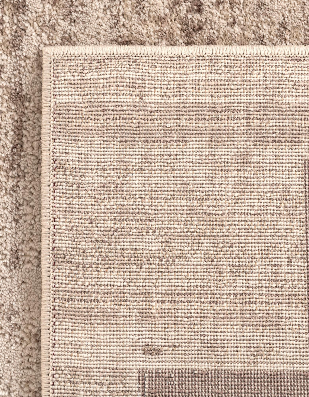 Serenity Sands Collection Area Rug -  Hushhaven Octagon Brown  lifestyle 105