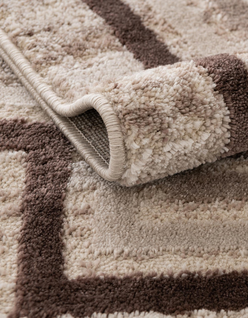 Serenity Sands Collection Area Rug -  Hushhaven Rectangle Brown  lifestyle 10