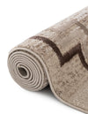 Serenity Sands Collection Area Rug -  Hushhaven Rectangle Brown  lifestyle 22