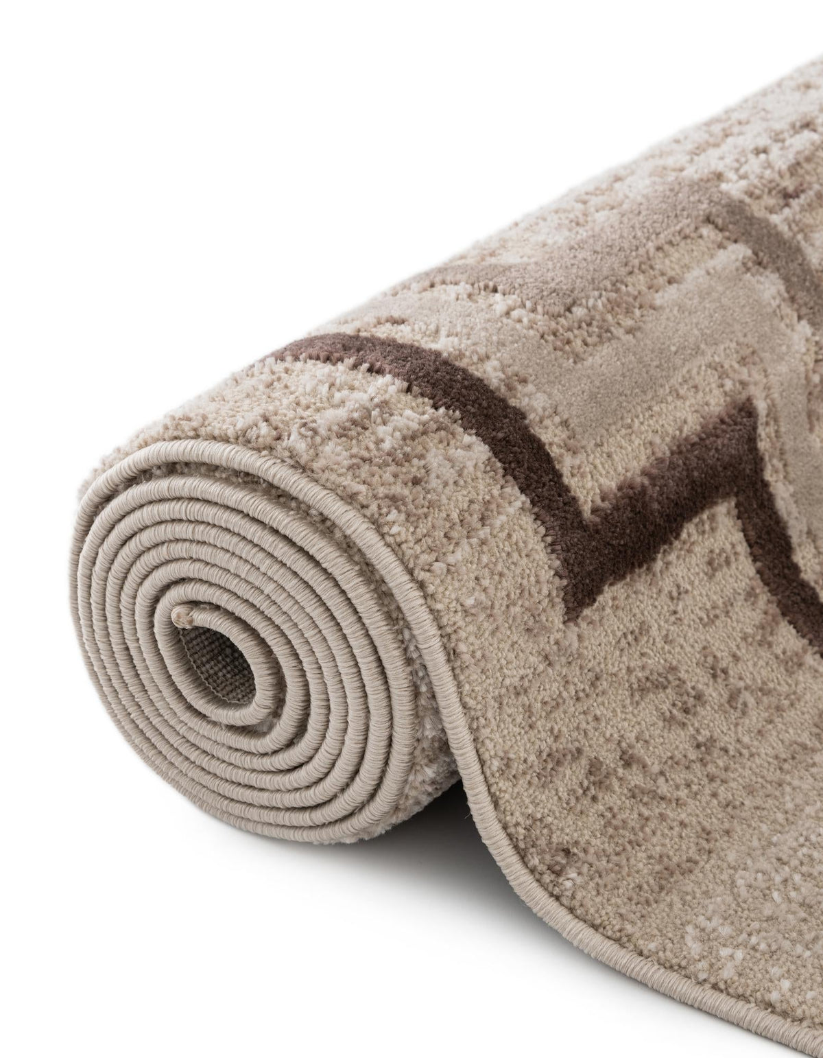 Serenity Sands Collection Area Rug -  Hushhaven Rectangle Brown  lifestyle 22