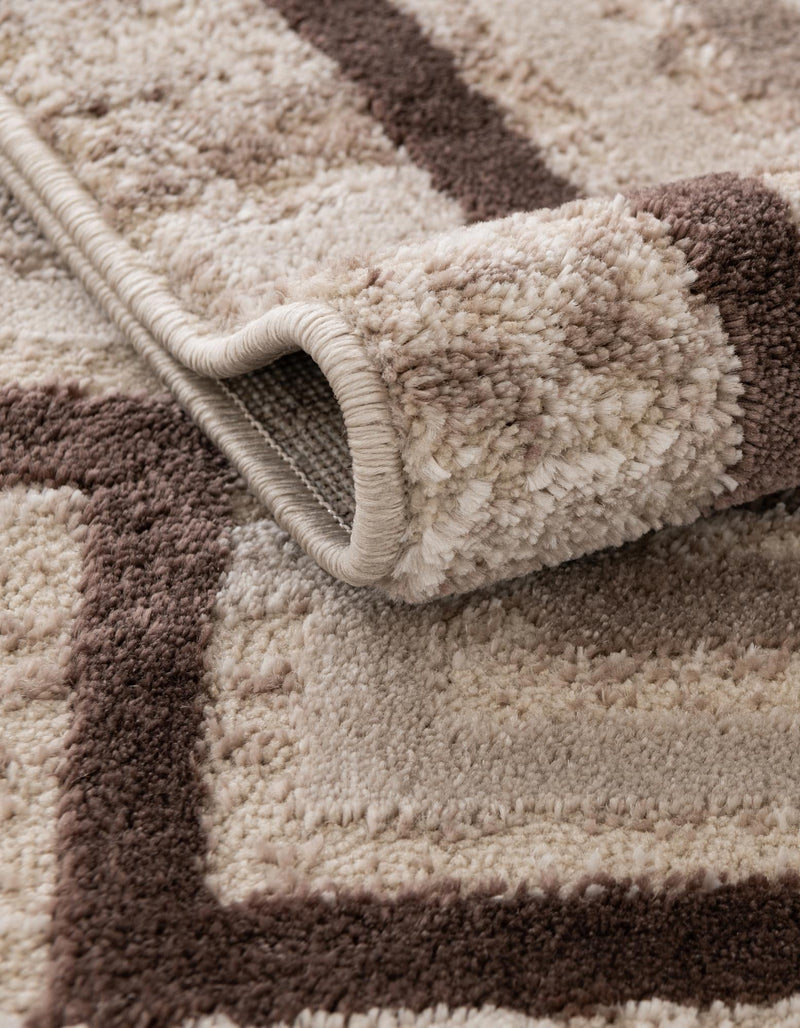 Serenity Sands Collection Area Rug -  Hushhaven Rectangle Brown  lifestyle 34