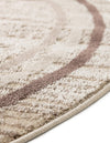 Serenity Sands Collection Area Rug -  Hushhaven Oval Brown  lifestyle 78