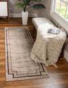Serenity Sands Collection Area Rug -  Hushhaven Runner Brown  lifestyle 39