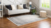 Serenity Sands Collection Area Rug -  Hushhaven Rectangle Gray  lifestyle 6