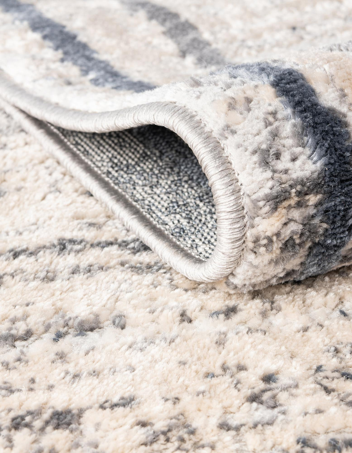 Serenity Sands Collection Area Rug -  Hushhaven Rectangle Gray  lifestyle 11