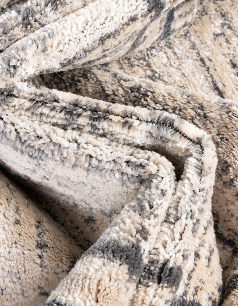 Serenity Sands Collection Area Rug -  Hushhaven Rectangle Gray  lifestyle 15