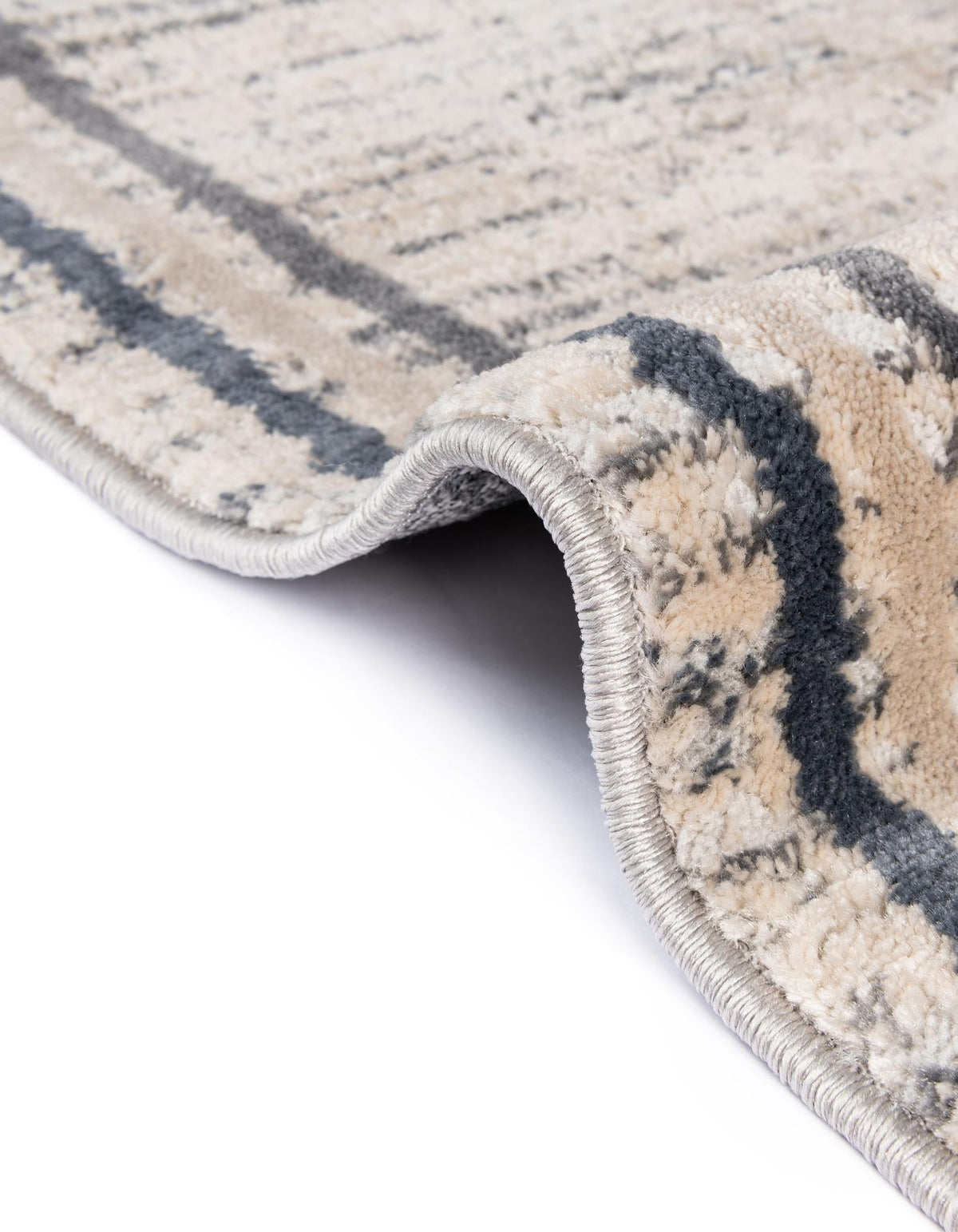 Serenity Sands Collection Area Rug -  Hushhaven Rectangle Gray  lifestyle 19