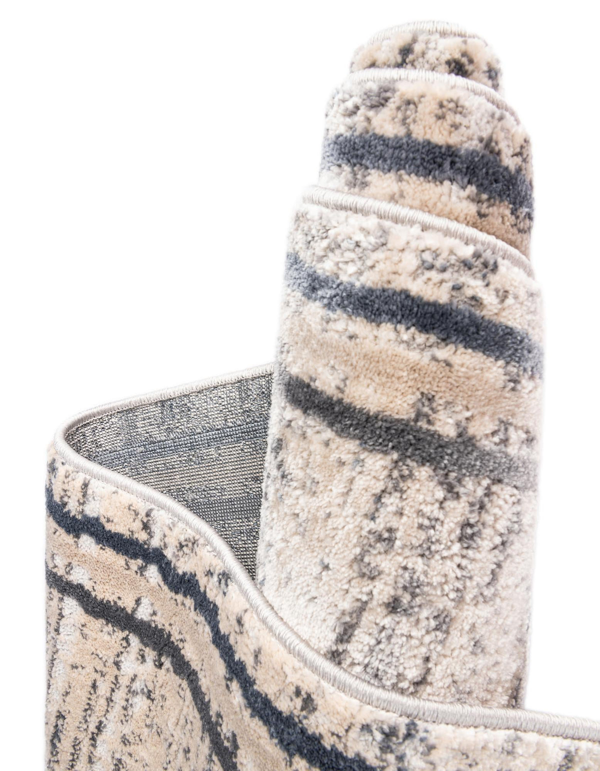 Serenity Sands Collection Area Rug -  Hushhaven Rectangle Gray  lifestyle 21
