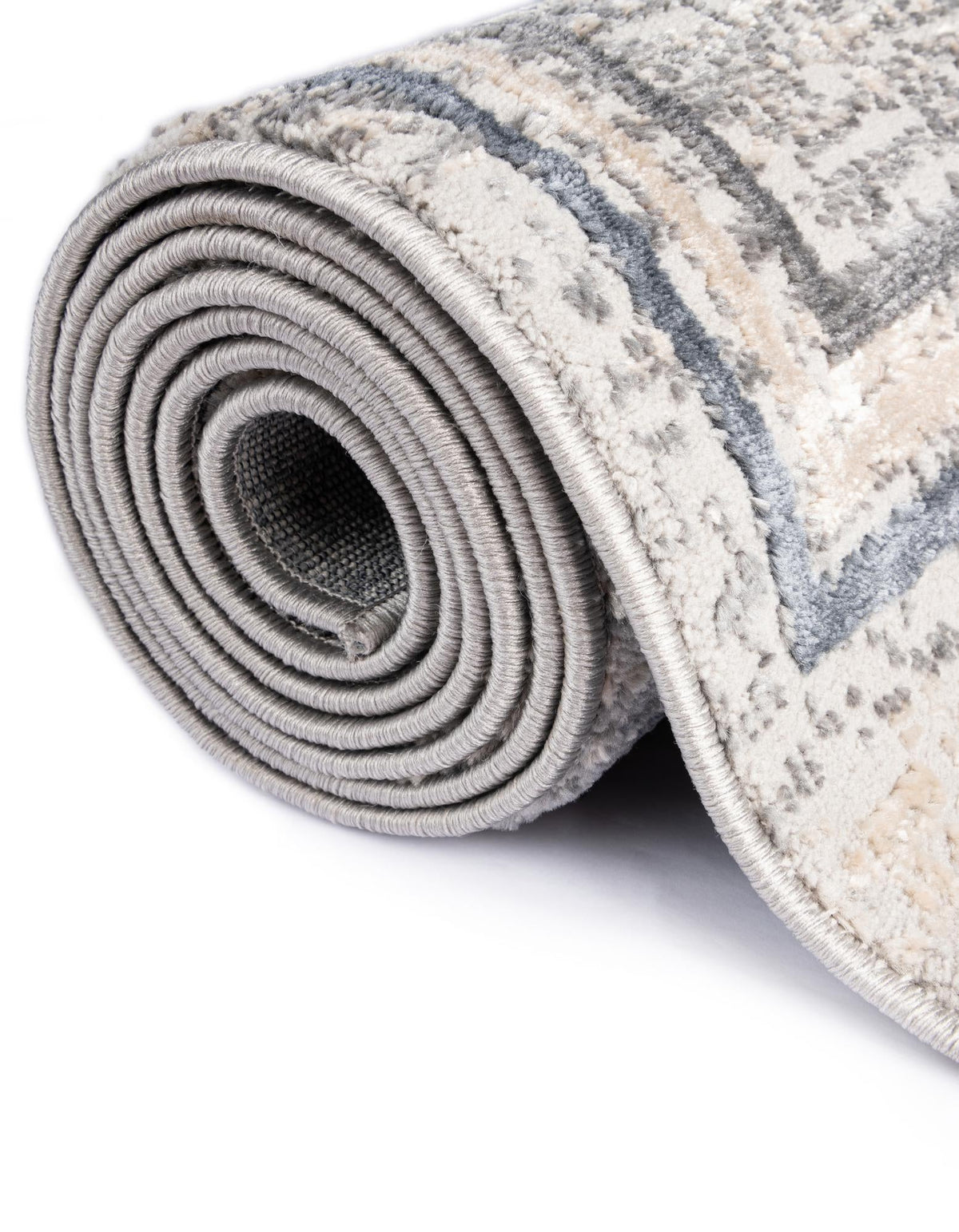 Serenity Sands Collection Area Rug -  Hushhaven Rectangle Gray  lifestyle 23