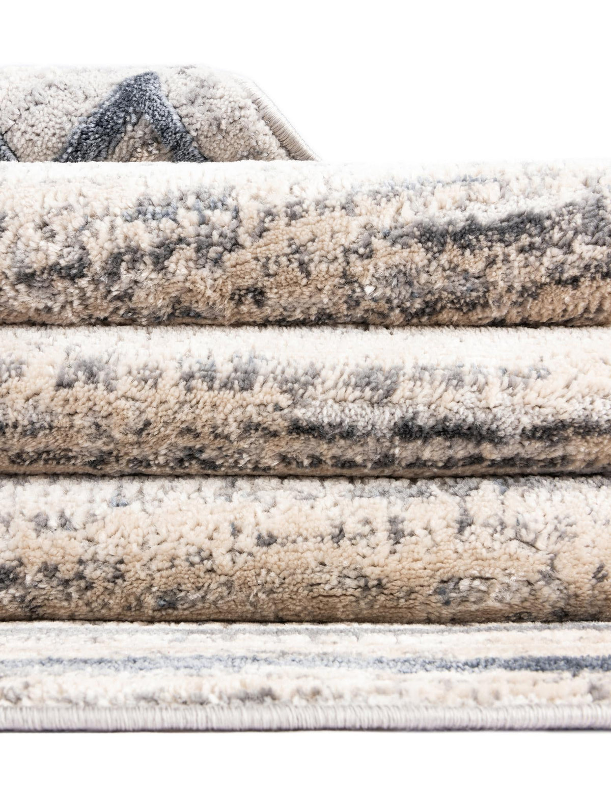 Serenity Sands Collection Area Rug -  Hushhaven Rectangle Gray  lifestyle 27
