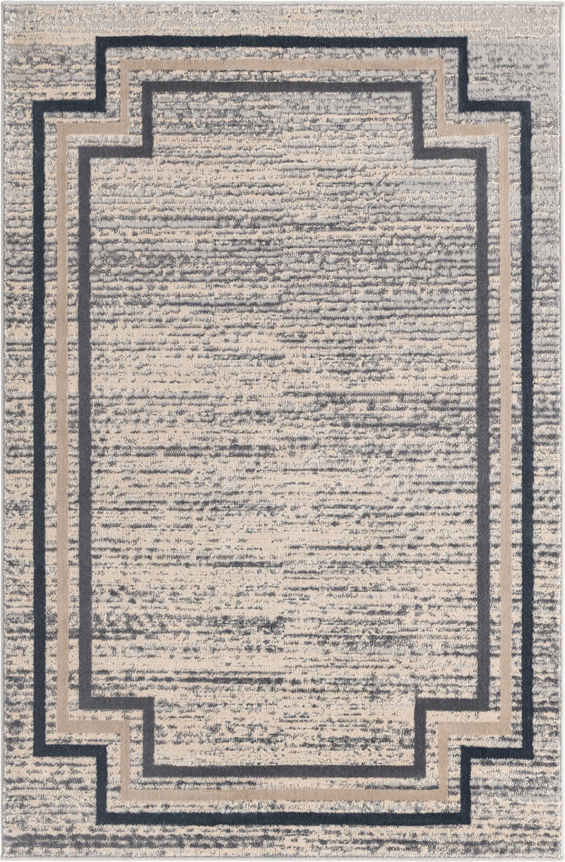 Serenity Sands Collection Area Rug -  Hushhaven Rectangle Gray  lifestyle 2