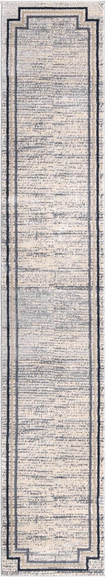 Serenity Sands Collection Area Rug -  Hushhaven Runner Gray  lifestyle 57