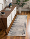 Serenity Sands Collection Area Rug -  Hushhaven Runner Gray  lifestyle 53