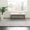 Cozy Comfort Shag Collection Area Rug - Hearthside (Light Gray) Rectangle Light Gray  lifestyle 2