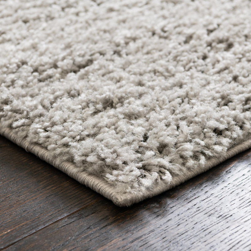 Cozy Comfort Shag Collection Area Rug - Hearthside (Light Gray) Rectangle Light Gray  lifestyle 5
