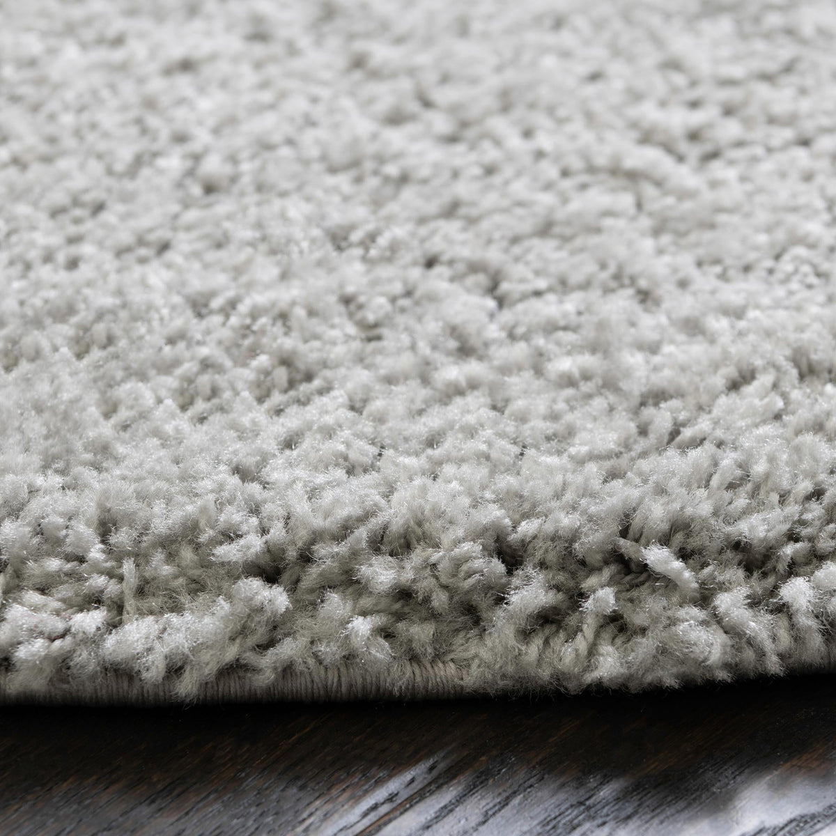 Cozy Comfort Shag Collection Area Rug - Hearthside (Light Gray) Octagon Light Gray  lifestyle 34