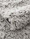 Cozy Comfort Shag Collection Area Rug - Hearthside (Light Gray) Octagon Light Gray  lifestyle 35