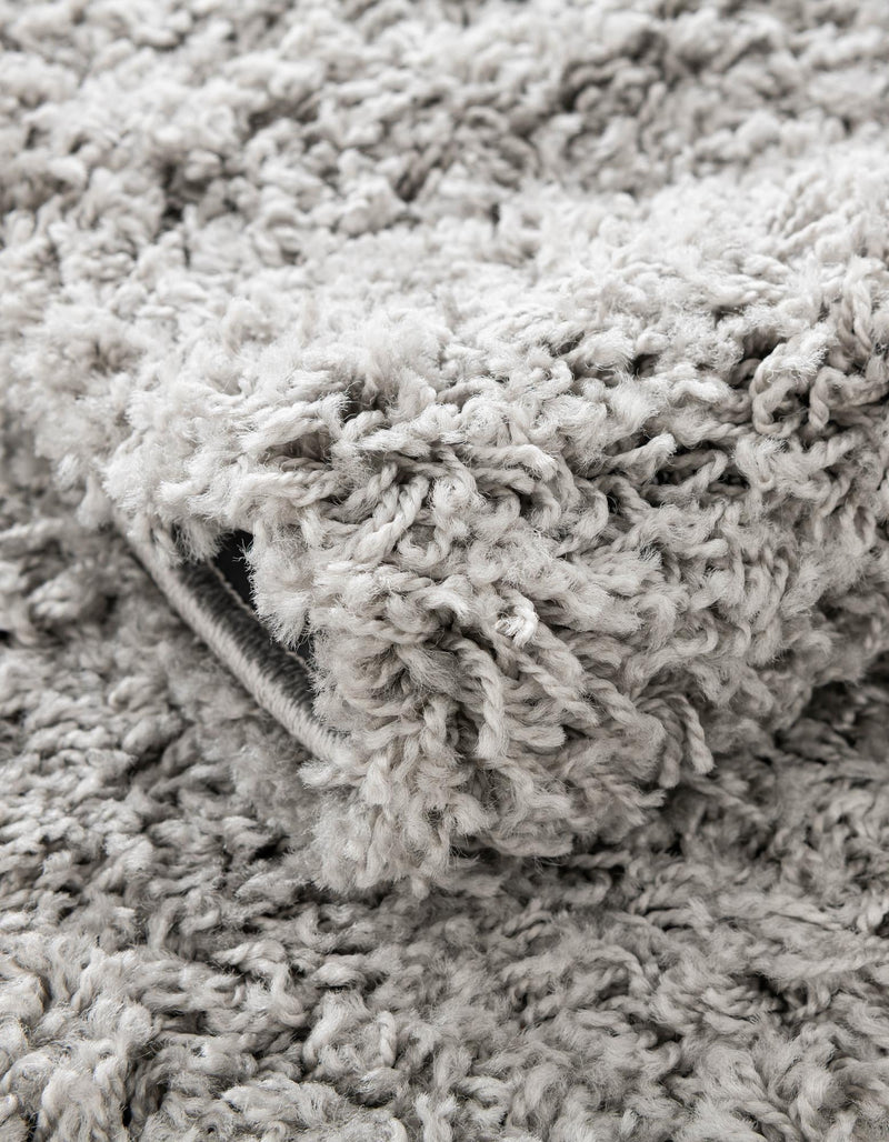 Cozy Comfort Shag Collection Area Rug - Hearthside (Light Gray) Octagon Light Gray  lifestyle 35