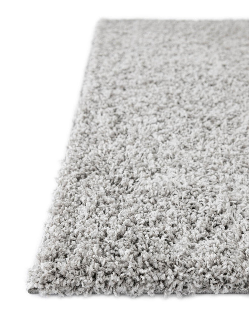 Cozy Comfort Shag Collection Area Rug - Hearthside (Light Gray) Octagon Light Gray  lifestyle 36