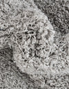 Cozy Comfort Shag Collection Area Rug - Hearthside (Light Gray) Octagon Light Gray  lifestyle 38