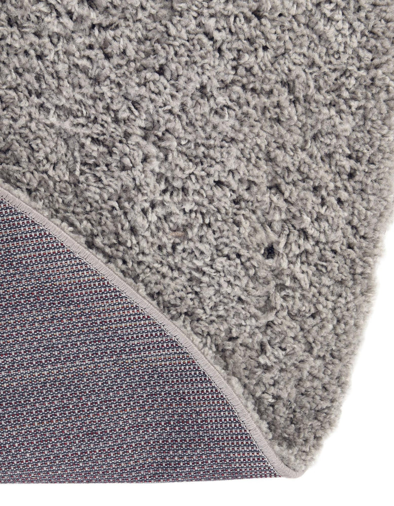 Cozy Comfort Shag Collection Area Rug - Hearthside (Light Gray) Oval Light Gray  lifestyle 40